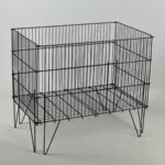 Корзина для распродаж с регулируемым дном 900*600*800 (черный)