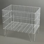 Корзина для распродаж с регулируемым дном 900*600*800