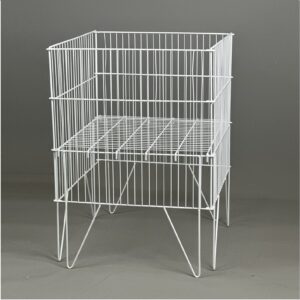 Контейнер торговий сітчастий для розпродажу (регульоване дно) 600х600х800